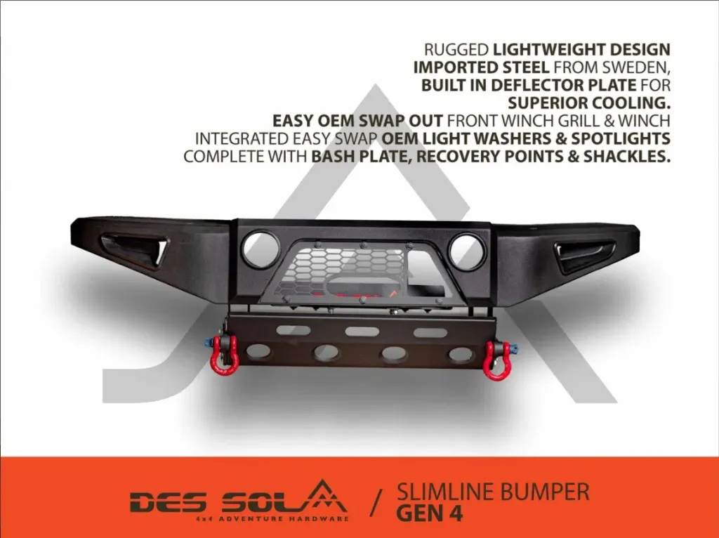 [P025] Slimline Front Bumper (Des Sol)