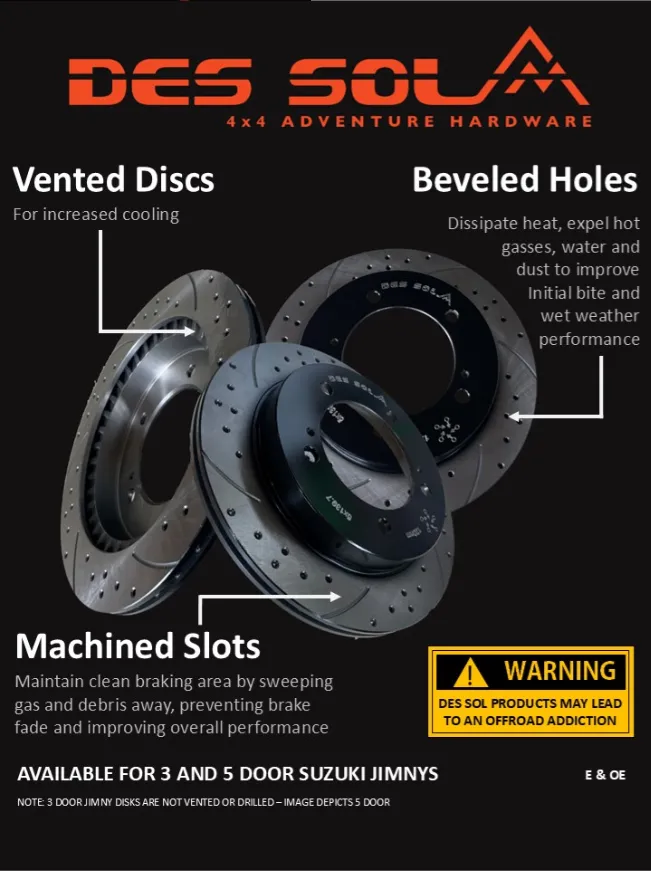 [P030] Brake Upgrade Kit 5Door (Des Sol)
